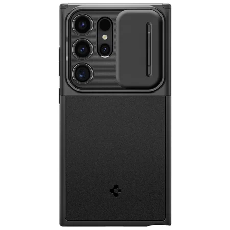 Spigen Optik Armor Samsung Galaxy S24 Ultra phone case - black