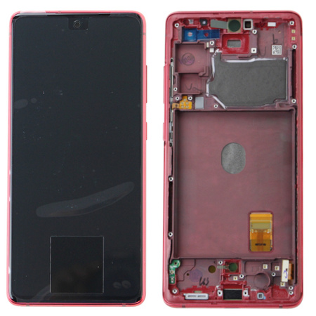 Samsung Galaxy S20 FE 5G LCD display - red (Cloud Red)