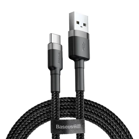 USB-A to USB-C Baseus Cafule 2A cable - black 2 m