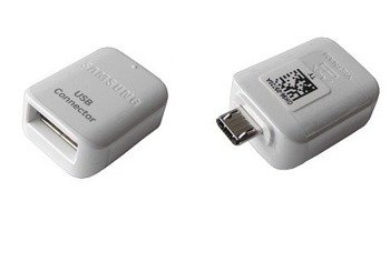 Samsung Galaxy S7/ S7 edge OTG adapter from USB A to micro-USB - white