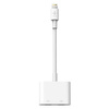 Apple iPhone adapter Belkin Lightning Audio + Charge RockStar - white