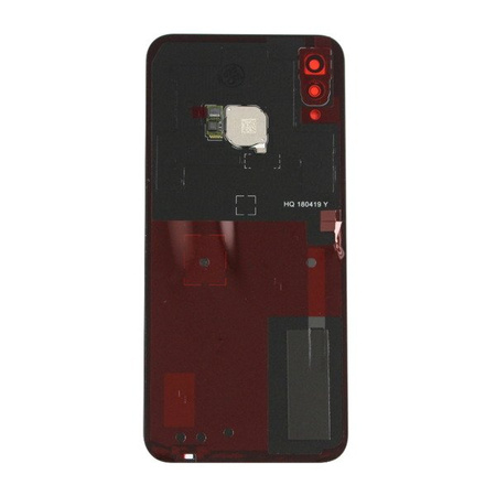 Huawei P20 Lite ANE-L21 battery flap with fingerprint reader - black