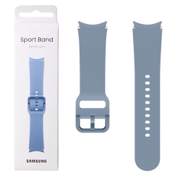 Silikonowy pasek Samsung Galaxy Watch 4/ Watch 4 Classic/ Watch 5/ Watch 5 Pro 20 mm Sport Band S/M - niebieski (Sapphire)