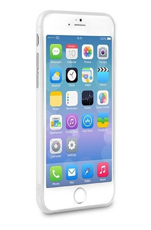 Apple iPhone 6 plus/ 6s Plus silicone case and protective film Puro IPC65503TR - transparent