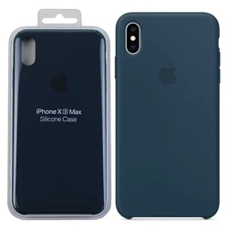 Apple iPhone XS Max Silicone Case - dark green (Pacific Green)