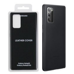 Samsung Galaxy Note 20 leather case Leather Cover EF-VN980LBEGWW - black