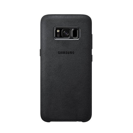 Samsung Galaxy S8 Plus Alcantara phone case - dark gray