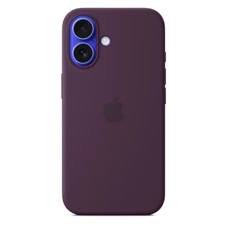 Apple iPhone 16 Silicone Case MagSafe - Purple (Plum)