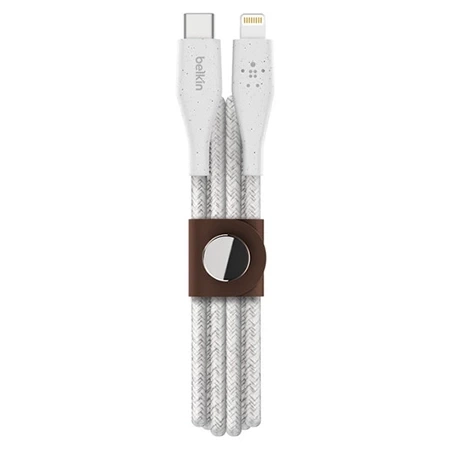 Belkin Boost Charge DuraTek 1.2 m USB-C to Lightning cable - white