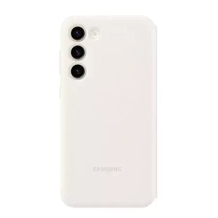 Samsung Smart View Wallet Case for Galaxy S23 Plus - cream-colored