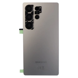 Battery flap for Samsung Galaxy S25 Ultra original - gray (Titanium Grey)