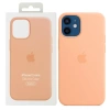 Silikonowe etui Apple Silicone Case MagSafe do  iPhone 12 mini - melonowe (Cantaloupe)