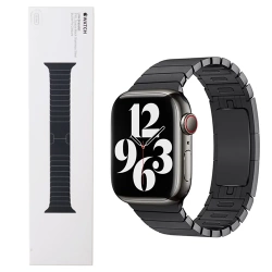 Bransoleta Apple Watch 38/ 40/ 41/ SE/ SE 2 Link Bracelet - czarna (Space Black)