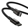 Baseus Tungsten Gold 100W 5A USB-C to USB-C cable - black 1m