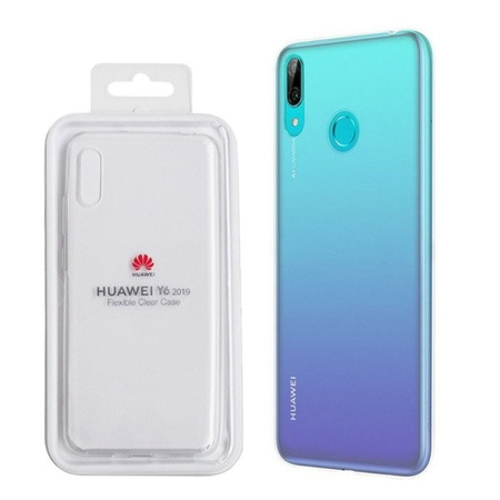 Huawei Y6 2019 silicone case Flexible Clear Case 51992912 - transparent