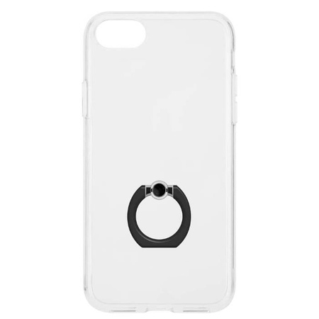 Silicone case with ring for Apple iPhone 7/ 8/ SE 2020/ SE 2022 FLAVR - transparent