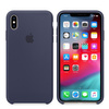 Apple iPhone XS Max etui silikonowe MRWG2ZM/A  - granatowe (Midnight Blue)