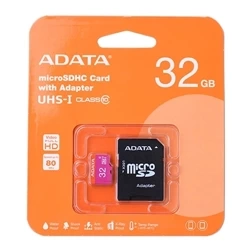 Adata microSDHC UHS-1 memory card 32GB 80MB/s - class 10