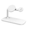 Mobile Origin 3-in-1 Wireless Magnetic Inductive Charger - white