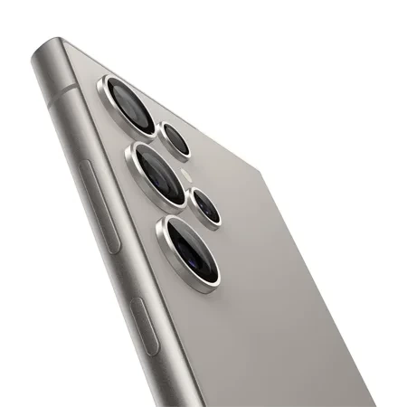 Szkło hartowane na aparat do Samsung Galaxy S24 Ultra Spigen Glas.TR EZ FIT OPTIK Pro 2 sztuki - szare (Gray)