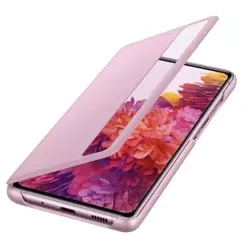 Etui Smart Clear View Cover do Samsung Galaxy S20 FE - fioletowe
