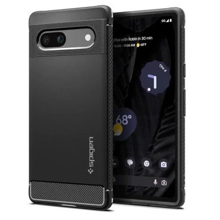 Spigen Rugged Armor case for Google Pixel 7a - black