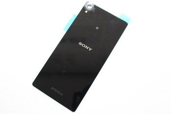 Battery flap with adhesive and NFC antenna FOR Sony Xperia Z3 - black