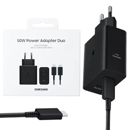 Samsung 50W USB-C mains charger - black