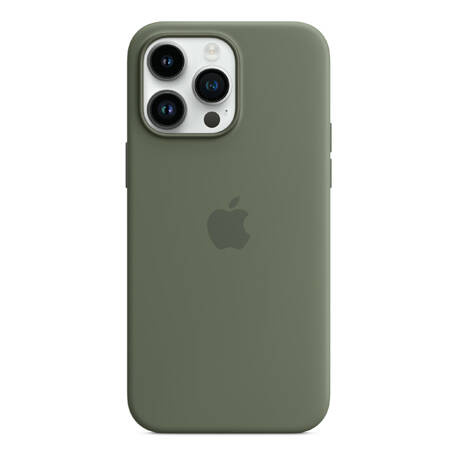 Apple iPhone 14 Pro Max Silicone Case MagSafe - Olive (Olive)