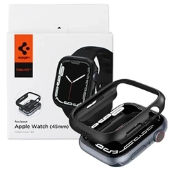 Spigen Thin Fit protective case for Apple Watch 7/ 8/ 9 45 mm - black