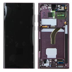 Samsung Galaxy S22 Ultra wyświetlacz LCD -  burgundowy