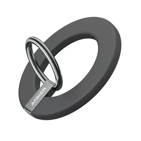 Magnetic ring holder for iPhone Anker Magnetic Phone Grip MagGo - black