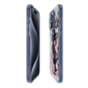 Spigen Liquid Crystal silicone case for Apple iPhone 15 Pro - blue with motif (Blossom)