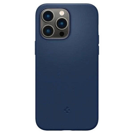 Silicone case for Apple iPhone 14 Pro Max Spigen Silicone Fit MagSafe - navy blue (Navy Blue)