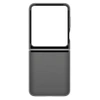 Samsung Galaxy Z Flip6 Silicone Phone Case with Ring - gray