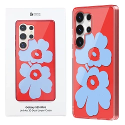 Samsung Galaxy S25 Ultra Unikko 3D Dual Layer Phone Case - red