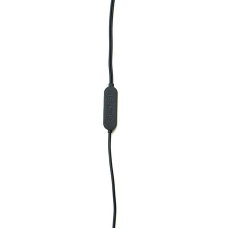 Alcatel headphones with remote control and microphone - black