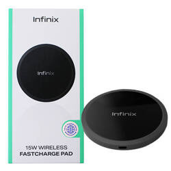 Infinix Wireless FastCharge Pad 15W Inductive Charger - black