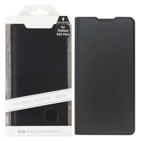 Just Must Smart Flip Case for Samsung Galaxy S22 Plus - black