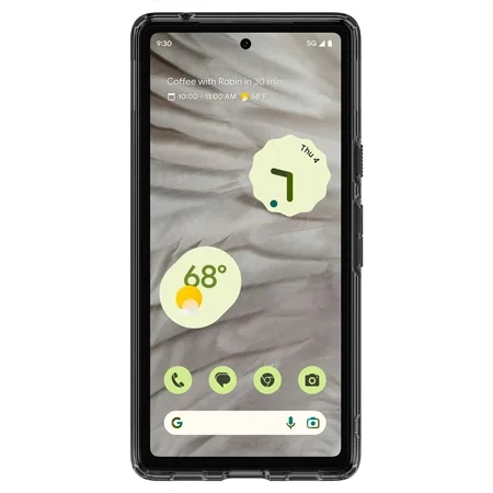 Etui do Google Pixel 7a Spigen Ultra Hybrid - szare z motywem (Zero One)