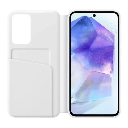 Samsung Galaxy A55 5G Smart View Wallet Case - white