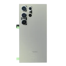 Battery flap for Samsung Galaxy S24 Ultra - grey (Titanium Grey)