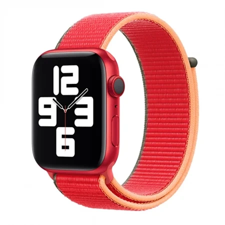 Strap for Apple Watch 42/ 44/ 45/ 49 Ultra Sport Loop - Red (Red)