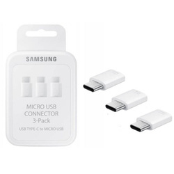 Samsung adapter from micro-USB to USB Type-C EE-GN930KWEGWW - 3 pieces