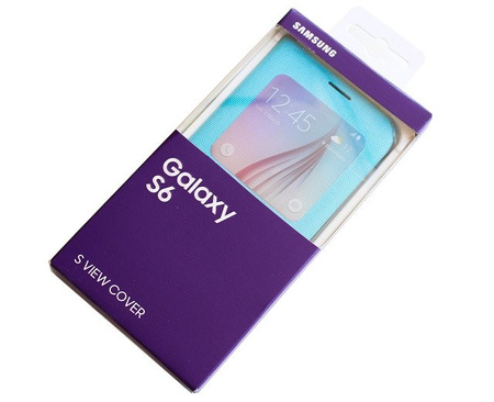 Samsung Galaxy S6 S View Cover phone case - blue