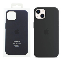 Apple iPhone 13 etui silikonowe MM2A3ZM/A - czarne (Midnight)