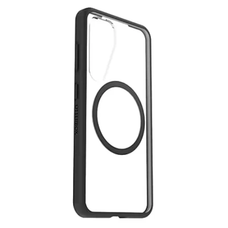 Etui na telefon Samsung Galaxy S25 OtterBox React Series - transparentne z czarną ramką