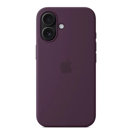 Apple iPhone 16 Silicone Case MagSafe - Purple (Plum)