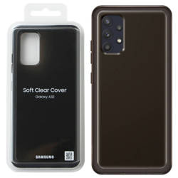 Samsung Galaxy A32 4G Soft Clear Cover case EF-QA325TBEGEU - black 