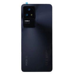 Battery flap for Xiaomi Poco F4 original - black (Night Black)